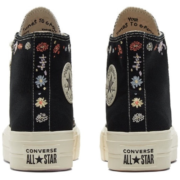Converse Chuck Taylor All Star Lift Platform High 'Embroidered Floral - women’s - Picture 15 of 15